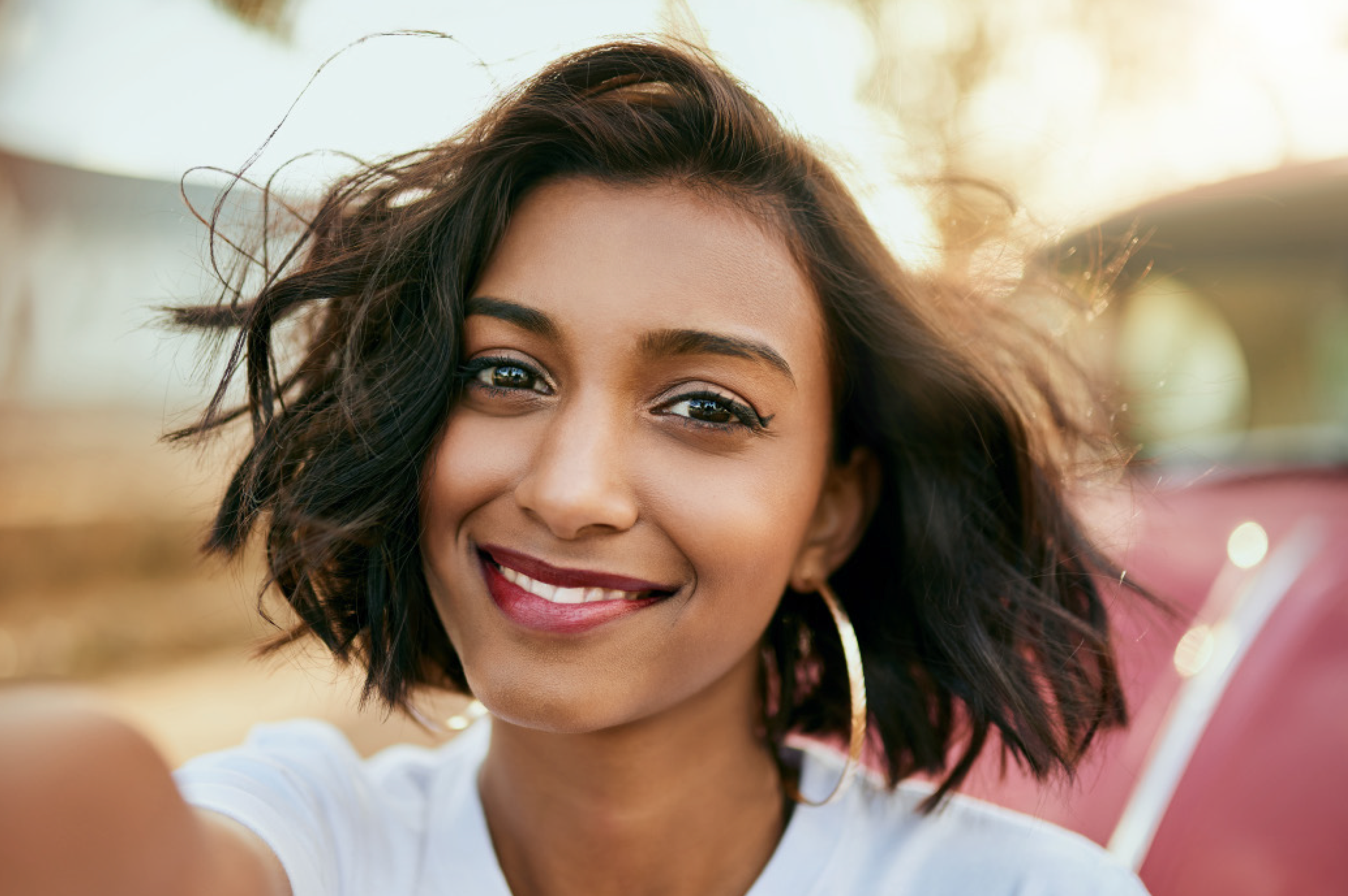 a happy smiling girl