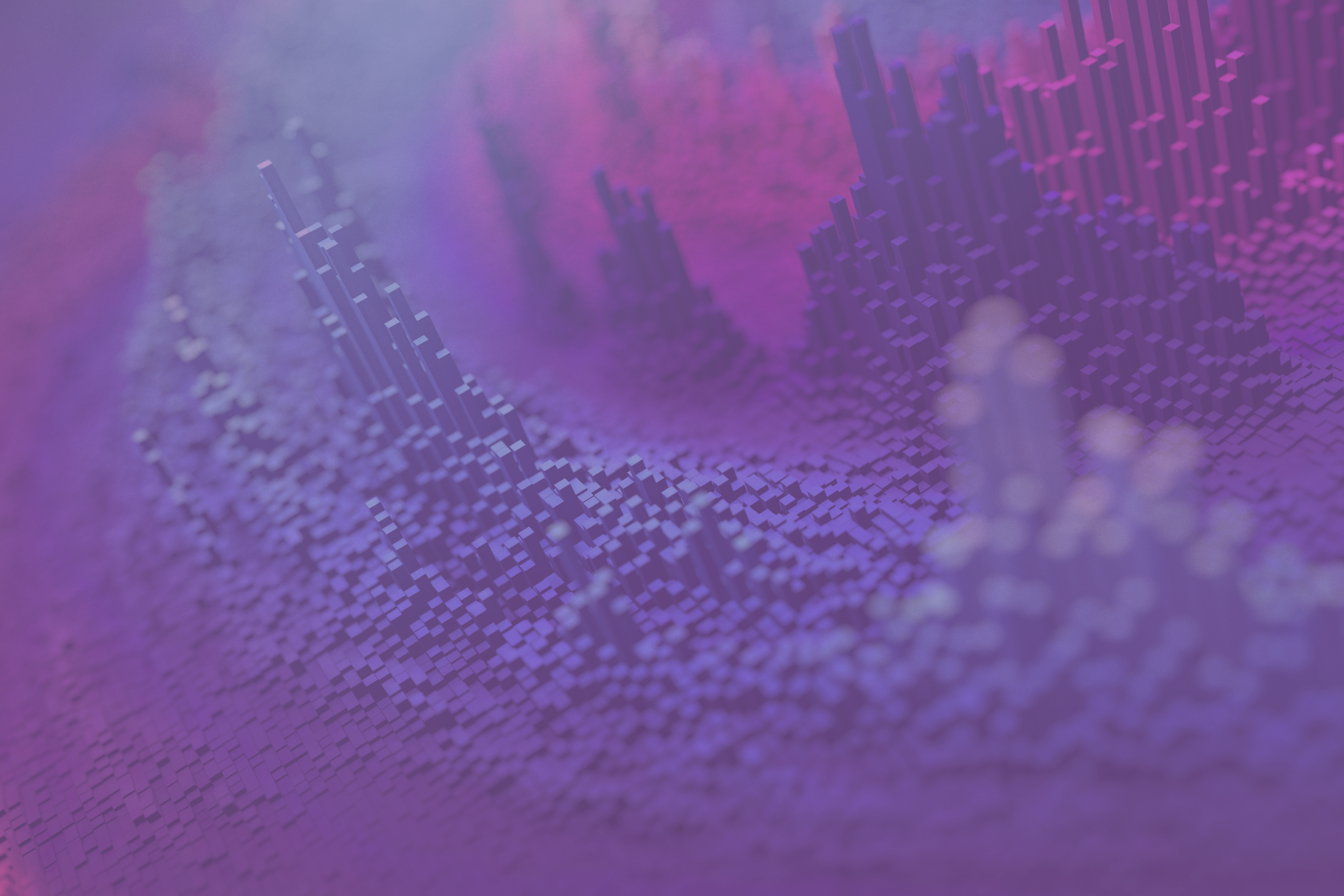 a banner image depicting blocks of varying heights